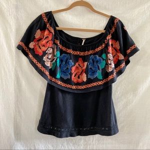 Free People women off the shoulder top size Med